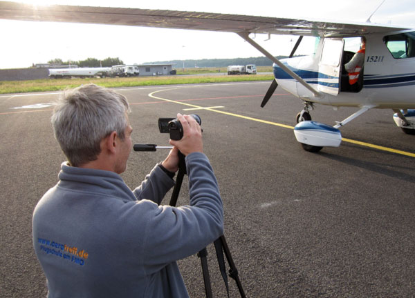 Filmaufnahmen bei aerotreff.de